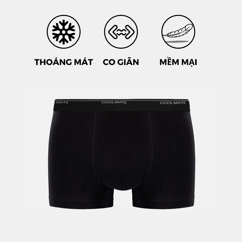 [OUTLET - Không đổi trả]Combo 2 quần lót nam Trunk Cotton Compact siêu mát S2 - Coolmate