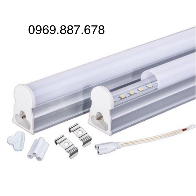 Đèn led t5 t4, led liền máng liền thân 4 tấc 12w