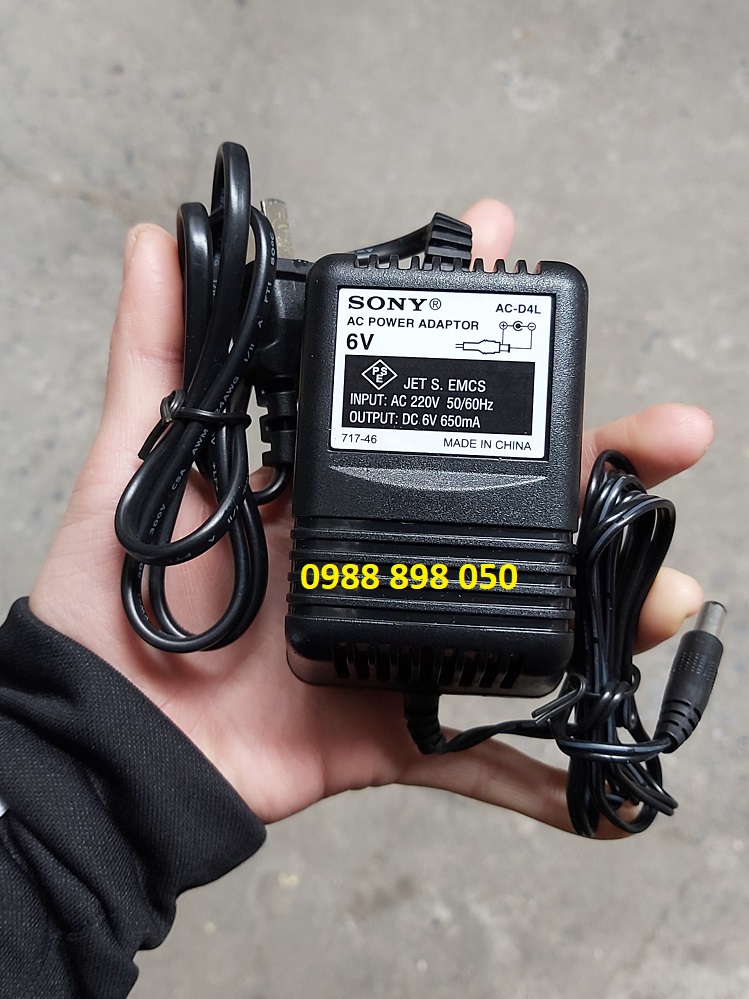 adaptor DC 6V đài radio