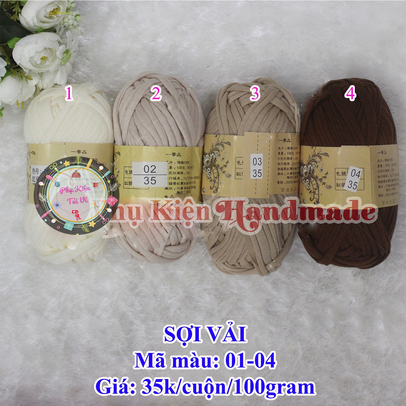 Sợi Vải (45K/cuộn/100gram)