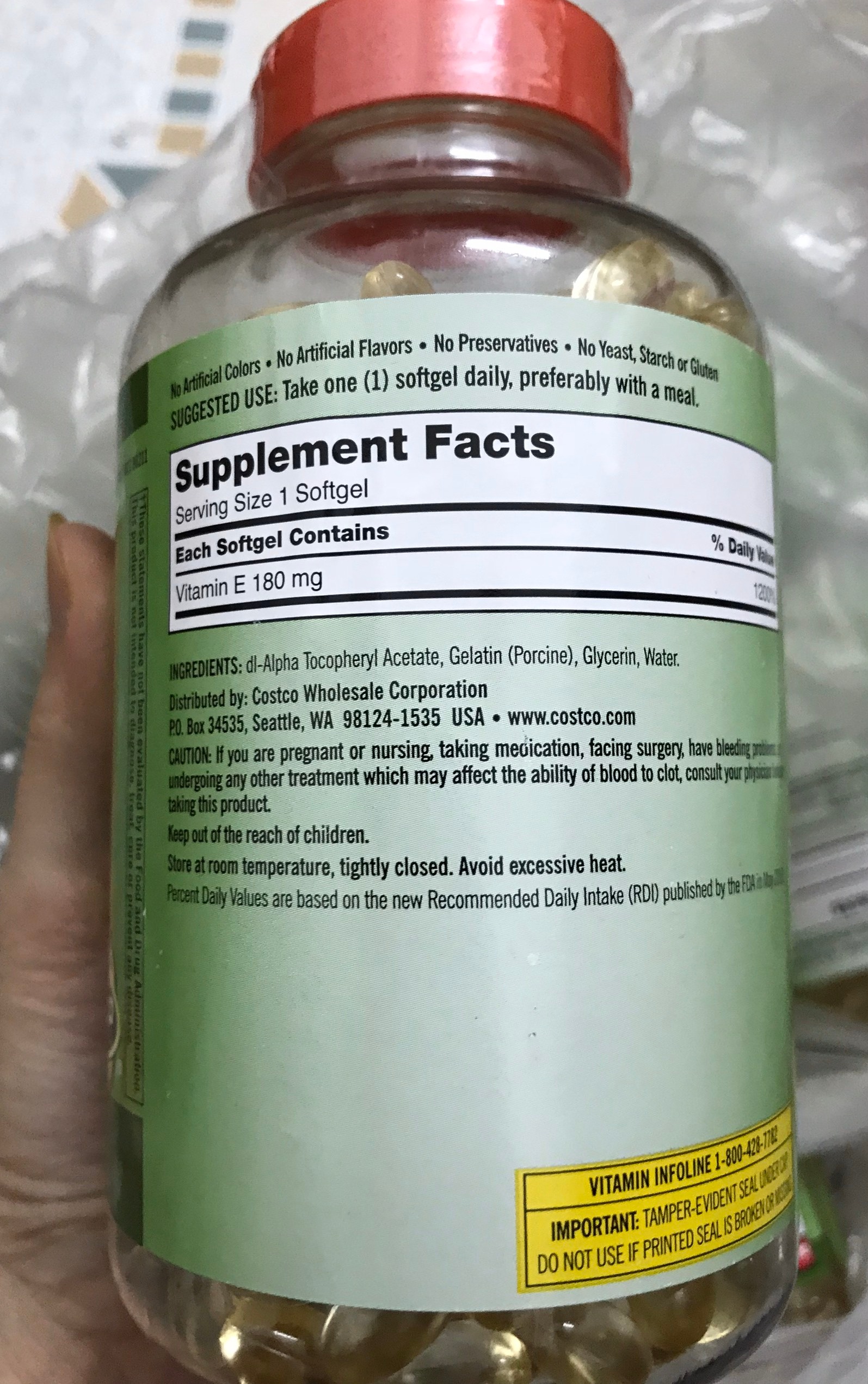 VITAMIN E KIRKLAND 500 VIÊN