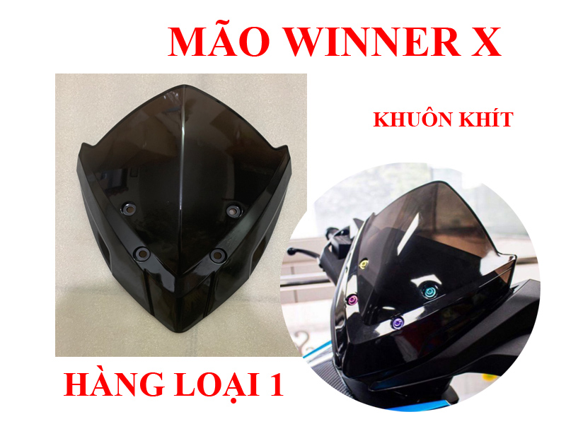 KÍNH CHẮN GIÓ CHO XE WINNER X kiểu 3