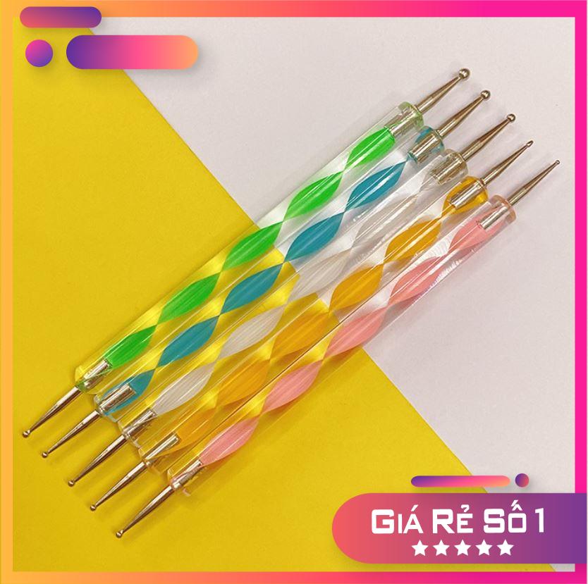 Set 5 cọ chấm bi đủ size - Mini Nails