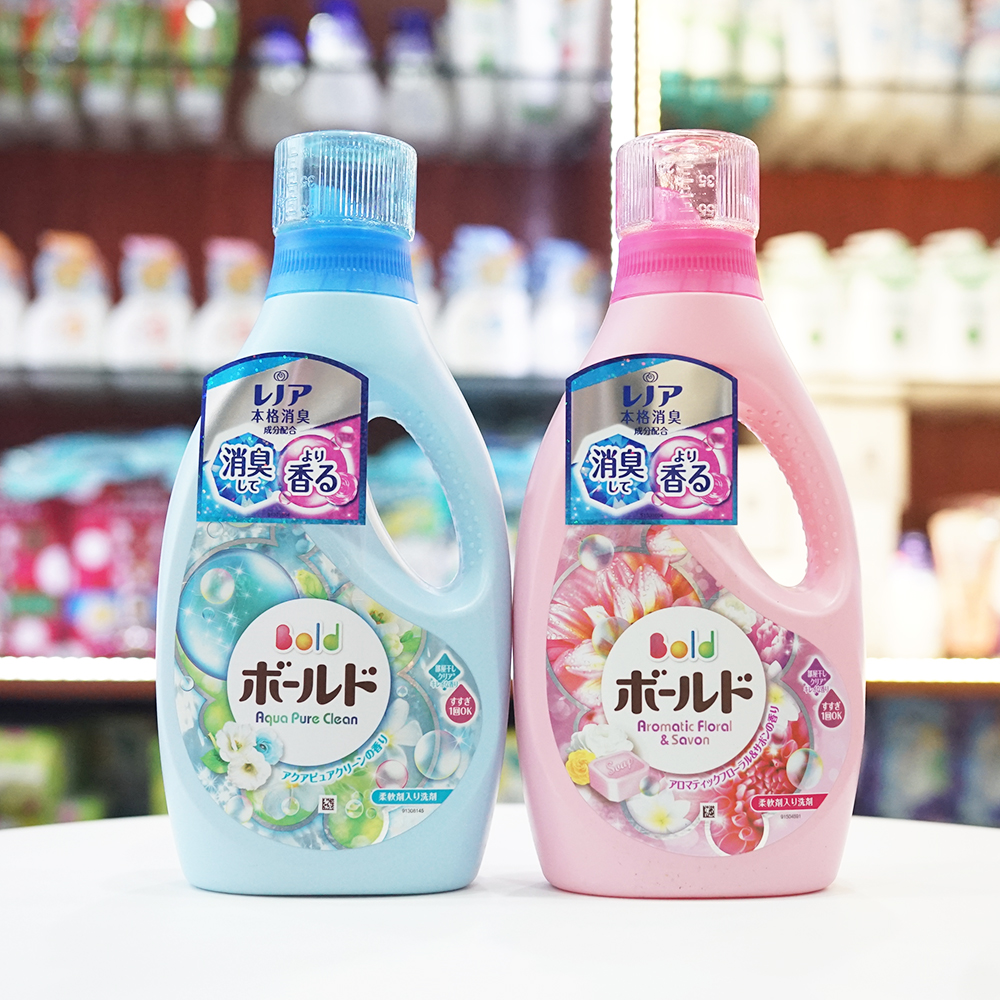 Nước giặt xả Bold màu hồng Nhật Bản (850g)