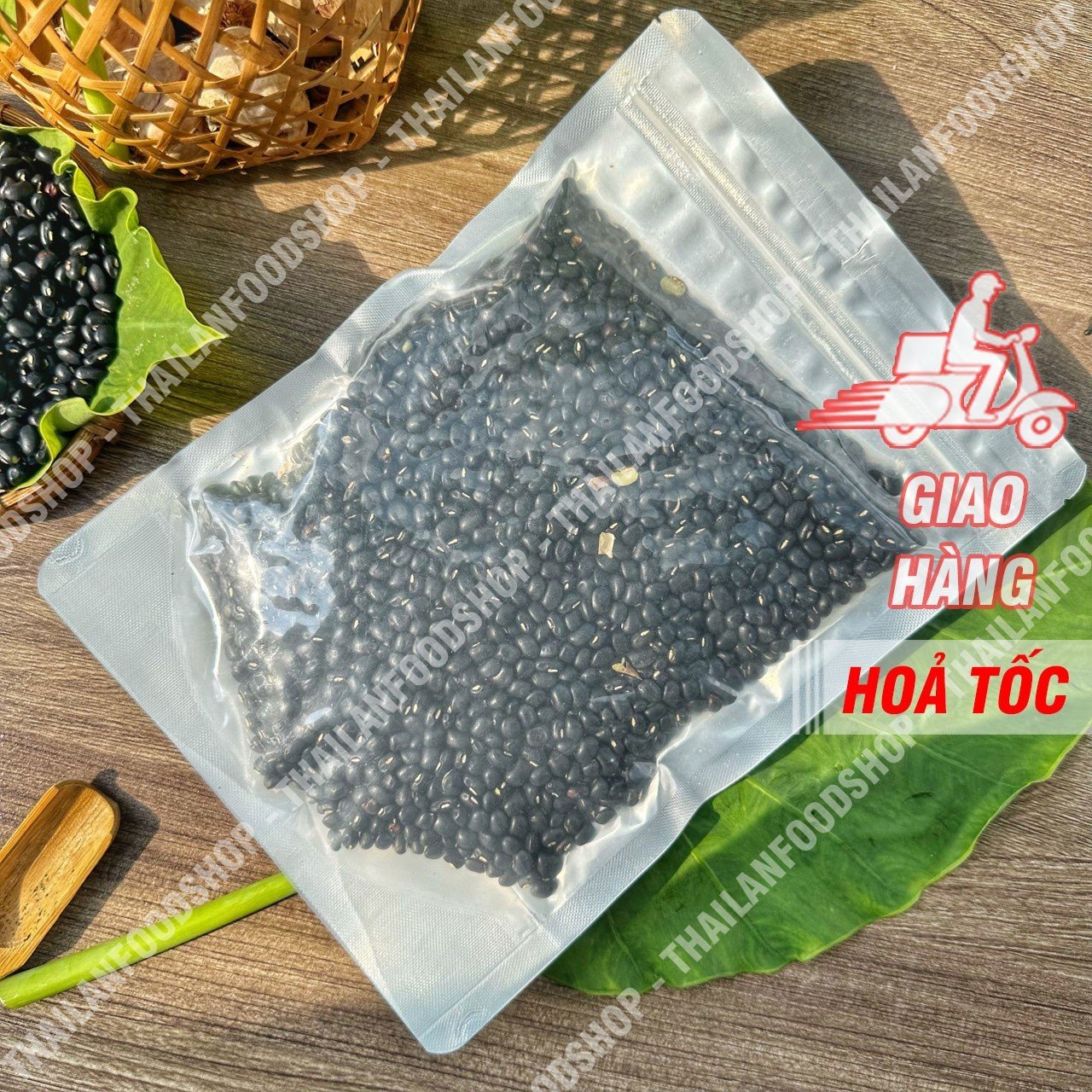 Black beans Green please dry bag 500 grams