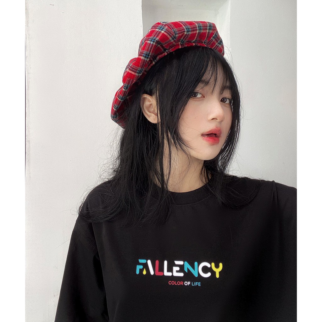 Áo thun Fallency Colorful Đen - FLC105