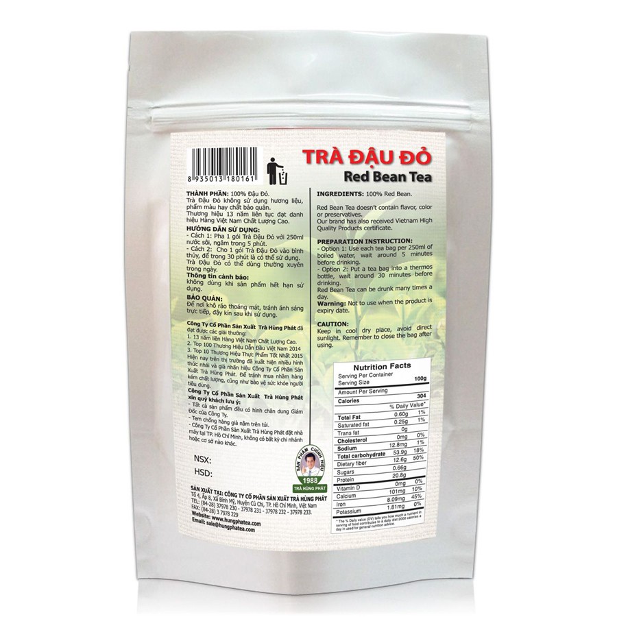 [HCM]TRÀ ĐẬU ĐỎ - Hùng Phát