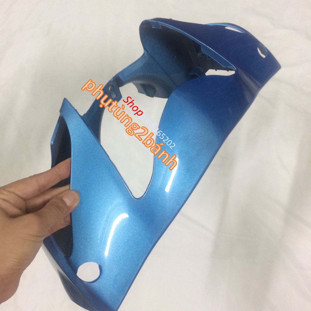 ốp đầu phanh cơ xe wave alpha MÀU XANH NGỌC-wave rs-wave A,nhựa cao cấp abs