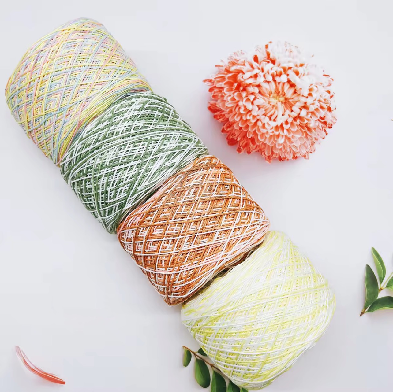 Sợi Cotton Việt Nam Loang - Cuộn 100gr