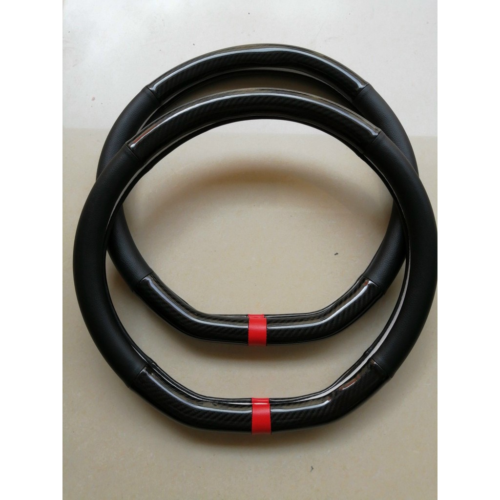 Bọc vô lăng D cut vân cacbon