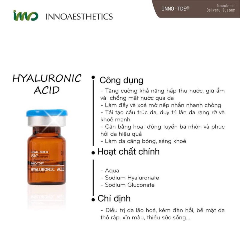 Meso inno,meso cănng bóng,meso trắng sáng,meso nmas,meso mụn, meso sẹo rỗ,meso innoaesthetics tách lẻ
