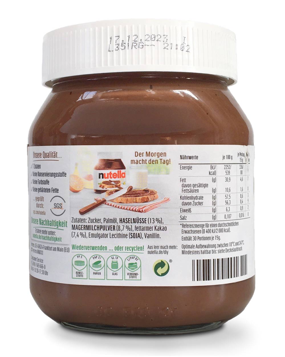 Socola bơ hạt phỉ Nutella Hazelnut Spread 450g
