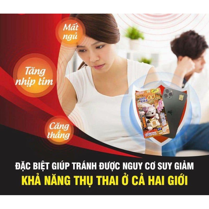 [HCM][Có Video] Chip dán chặn sóng điện từ HITOKI cho thiết bị điện tử!