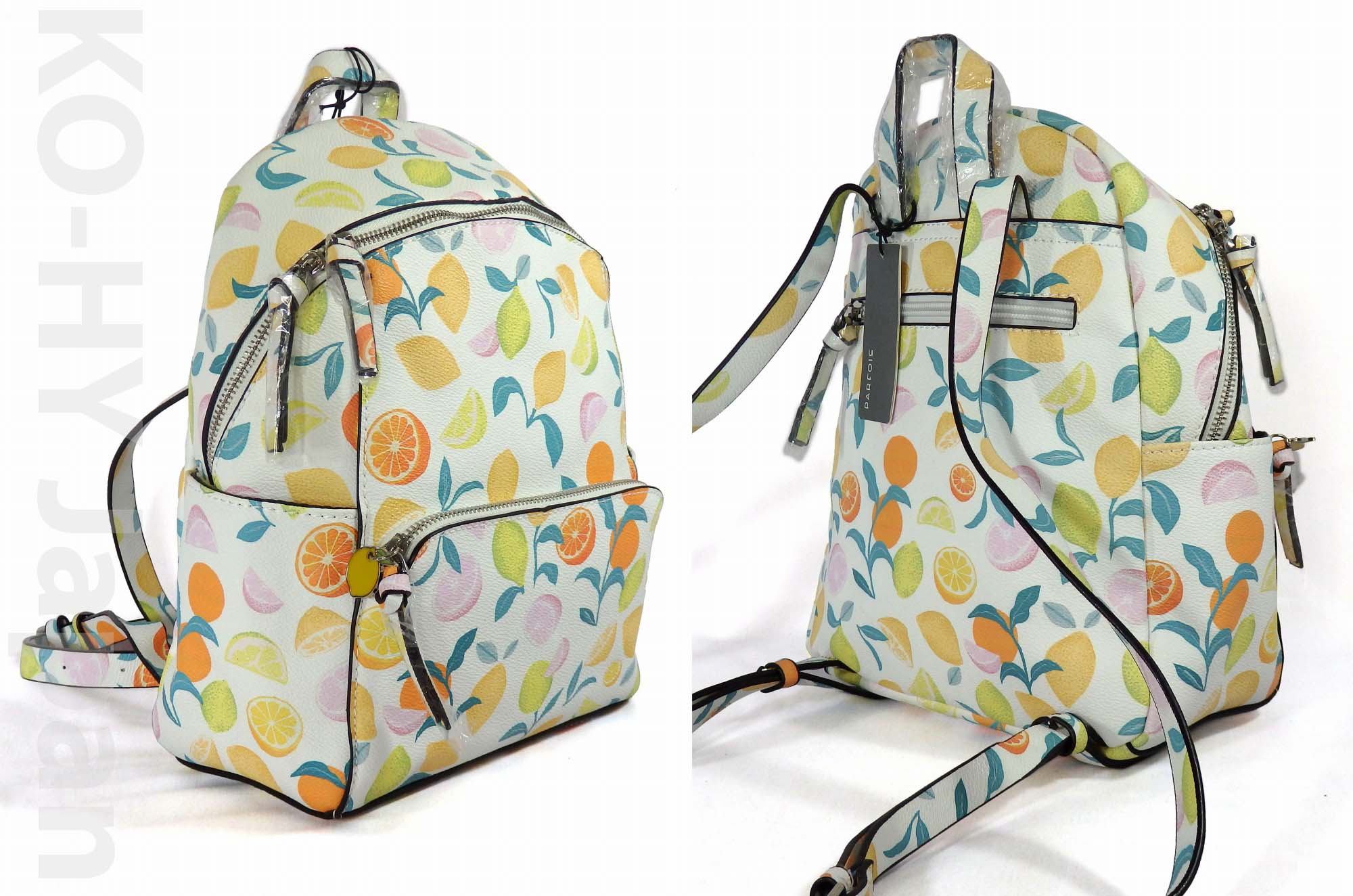 [HCM]Balo thời trang PARFOIS Fruit pattern backpack-white