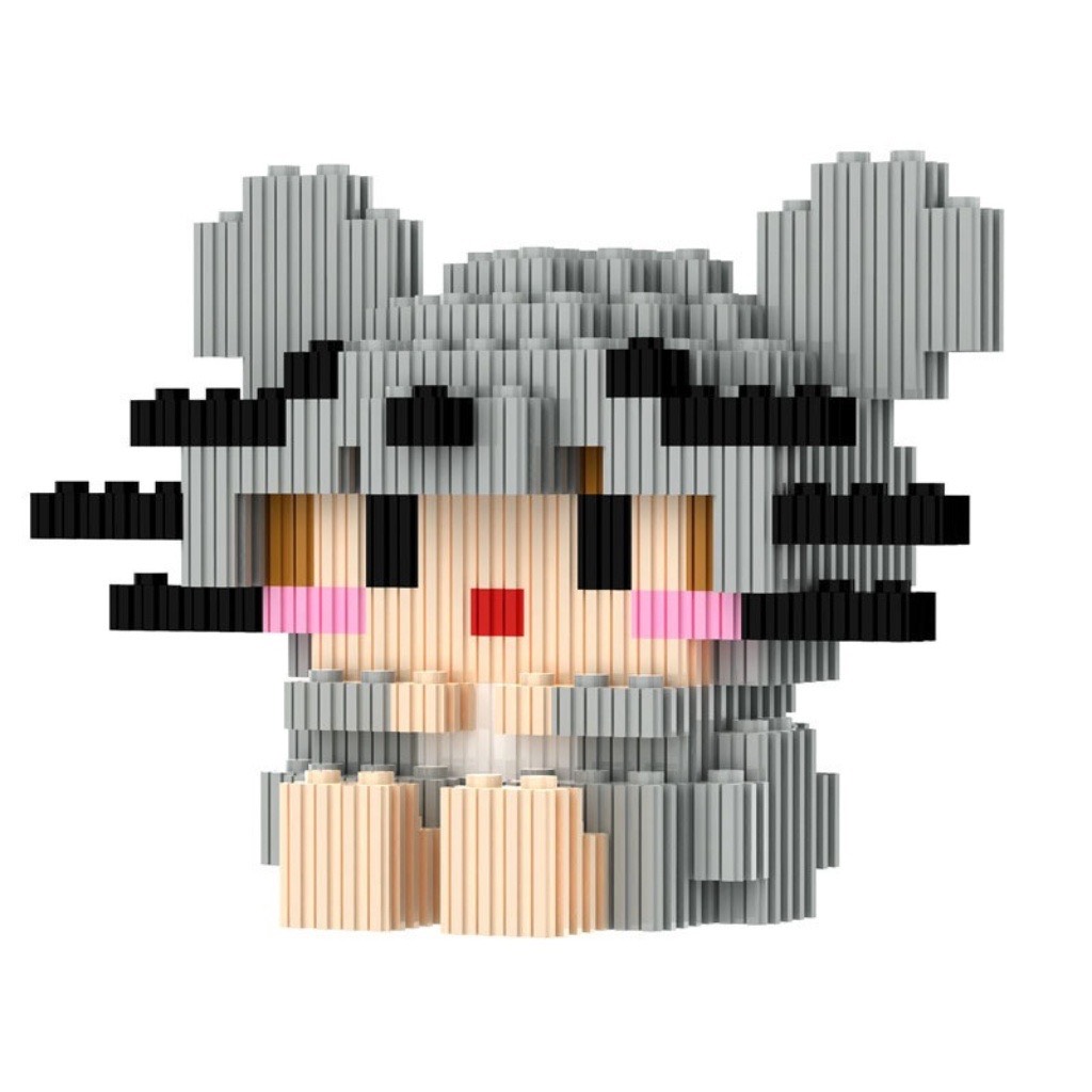 Mô hình lắp ráp lego mini 3d 12 con giáp