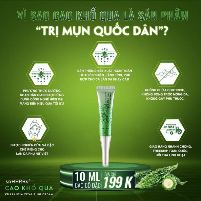 [ GIÁ GỐC ] CAO KHỔ QUA soHERBs 10ML