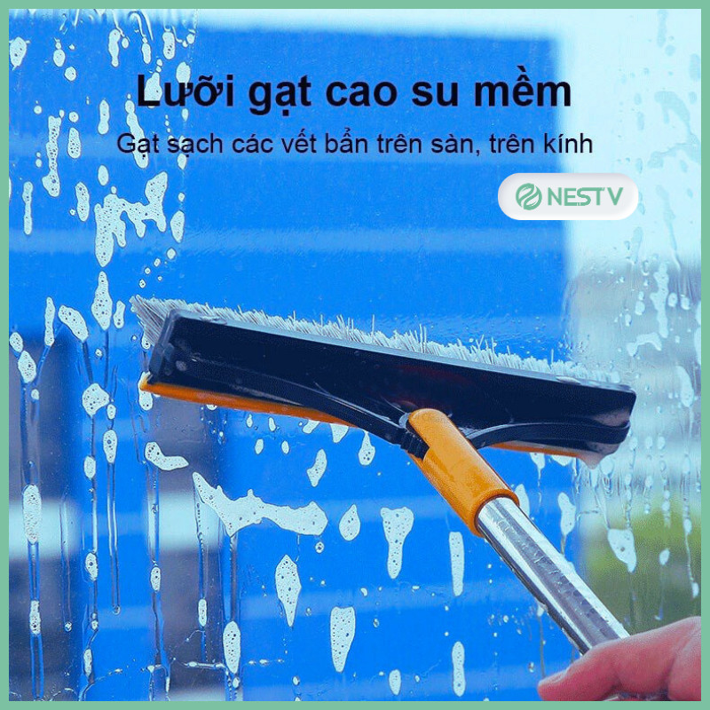 Chổi chà sàn thông minh 2 in 1