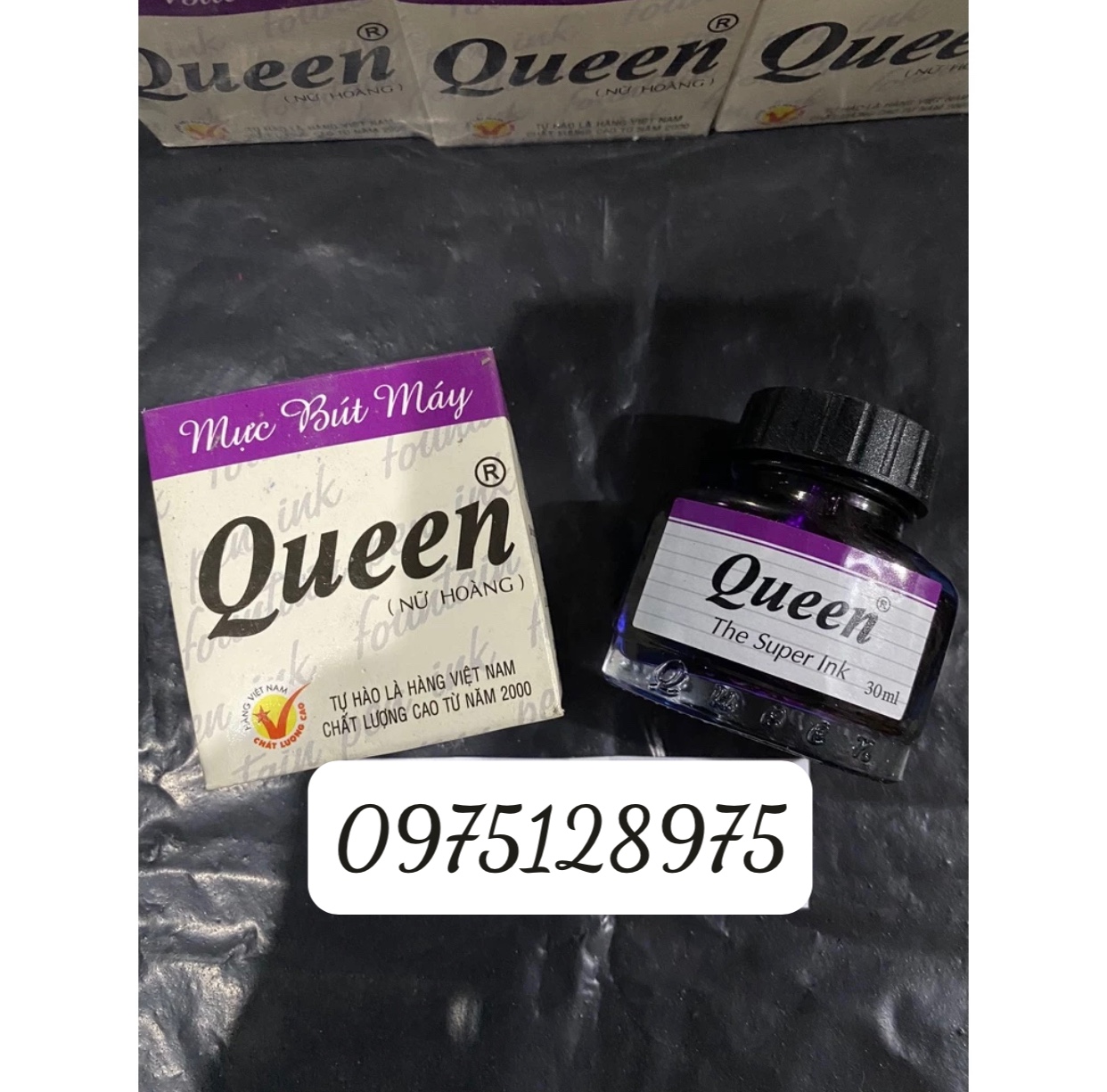Mực Queen Viết Đẹp Cho Bút Máy Các Màu (1 Lọ)