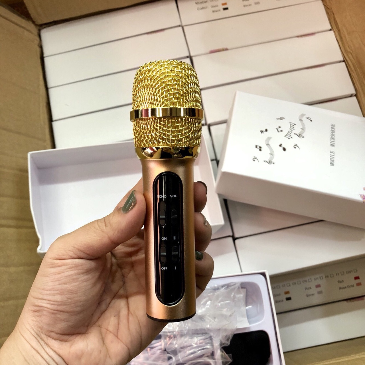 Combo Mico C11 Hát Live Stream và chân đỡ micro cao cấp