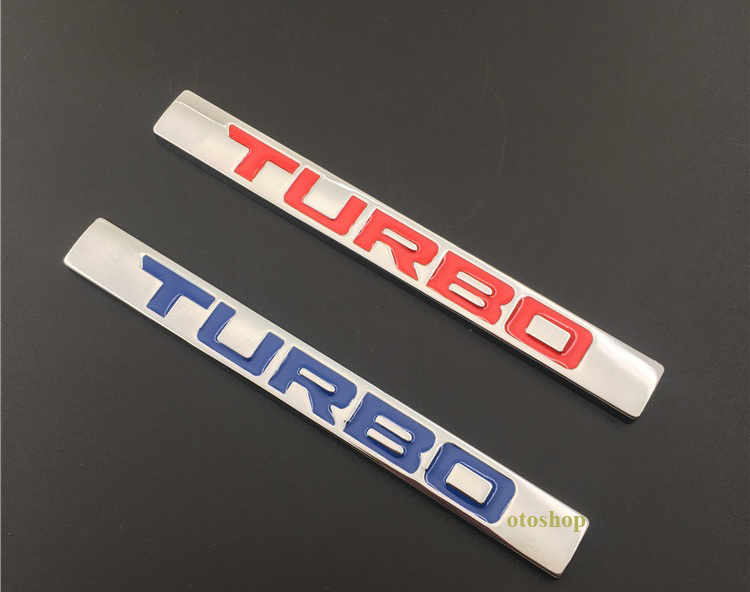 [HCM]Tem chữ TURBO dán trang trí xe ô tô