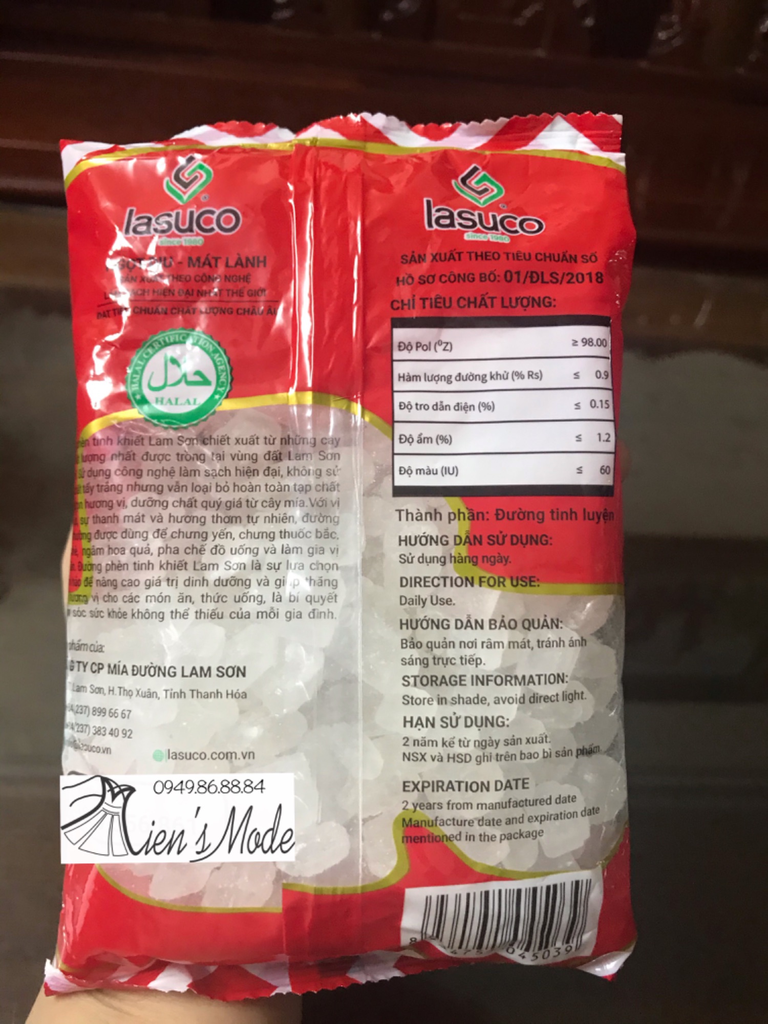 500gr Đường phèn viên đều ngọt
