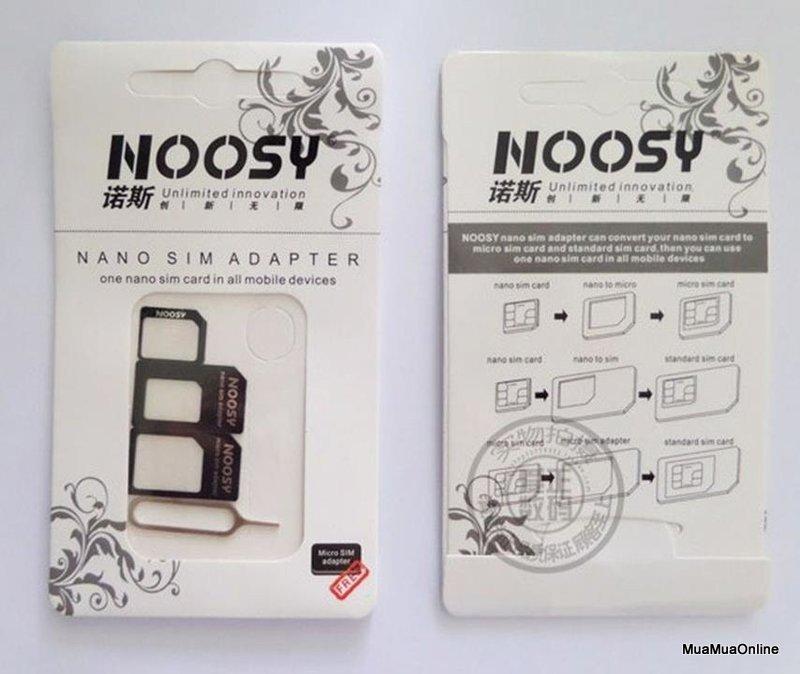 Bộ Chuyển Đổi Sim Đa Năng Noosy + Tặng Que Chọc Sim Cao Cấp