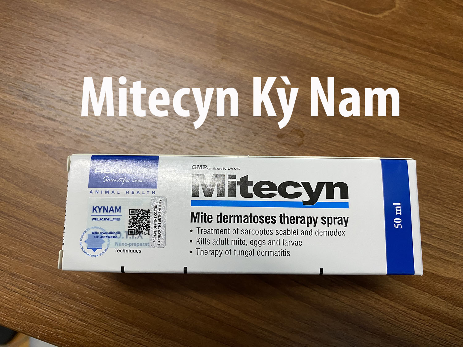 (KỲ NAM) MIYECYN- Xịt trị ghẻ, nấm, viêm da cho chó mèo- Chuyên gia Diệt ve bọ chét trên chó