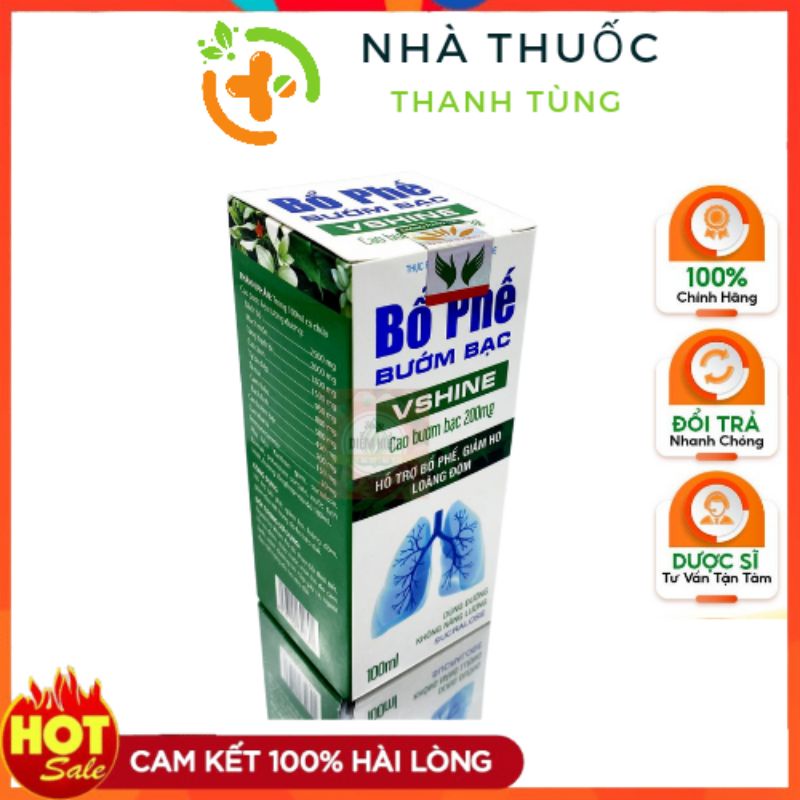 [] Bổ Phế Bướm Bạc Vshine 100ml - Bổ phế vshine