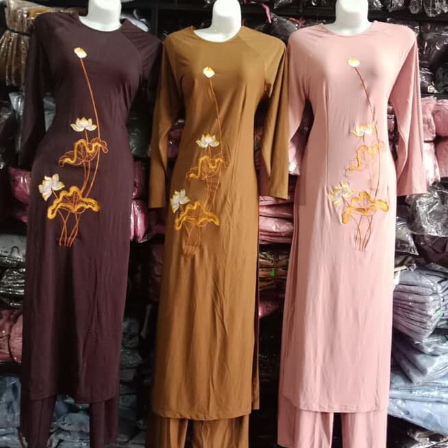 Áo Kêt Tân Đi Chùa - Bộ Lam Đi Chùa