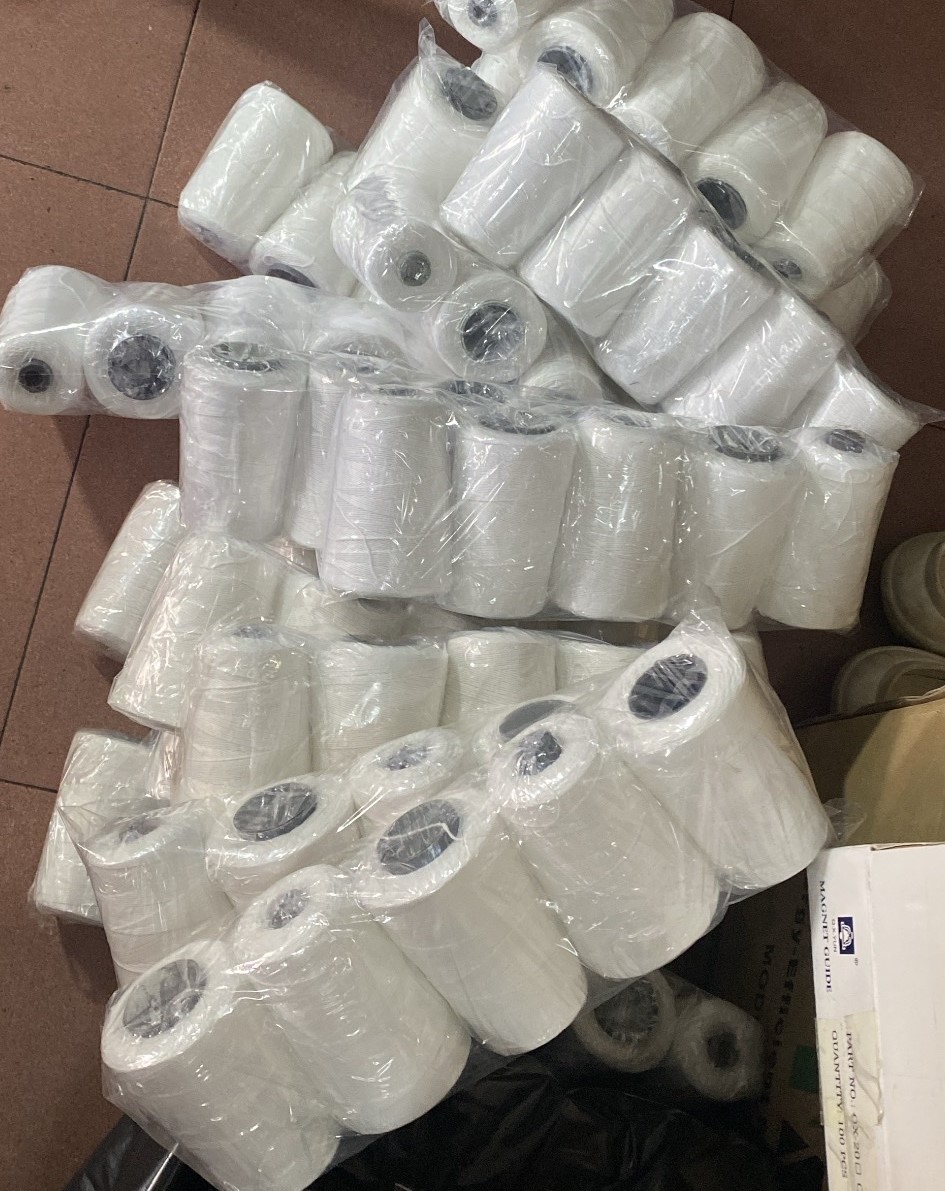 Chỉ May Bao PE (Màu Trắng) - 1 Cuộn Chỉ May (Bao Gạo, Bao Đường, Bao Xi Măng, ...)