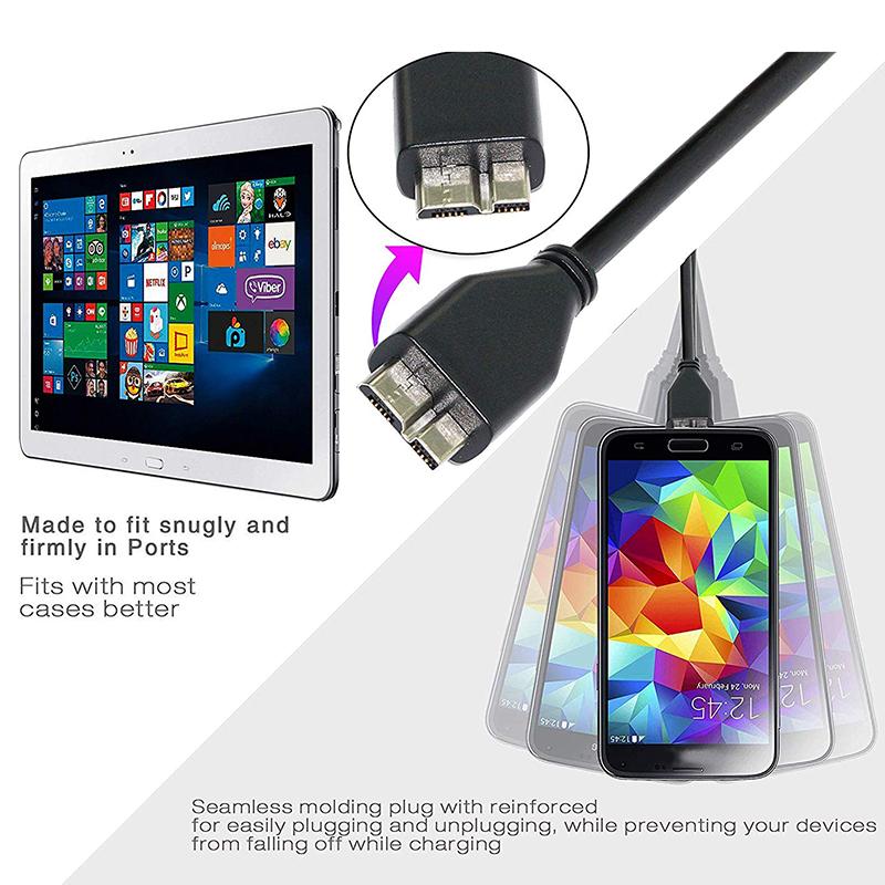 Cáp USB 3.0 cho ổ cứng di động 47Cm - Dây USB AM sang Micro BM