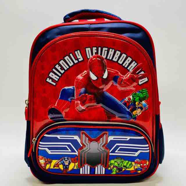 Ba lô đi học cho bé trai cấp 1 tiểu học lớp 1 2 3 4 5 hình Siêu nhân nhện Spiderman