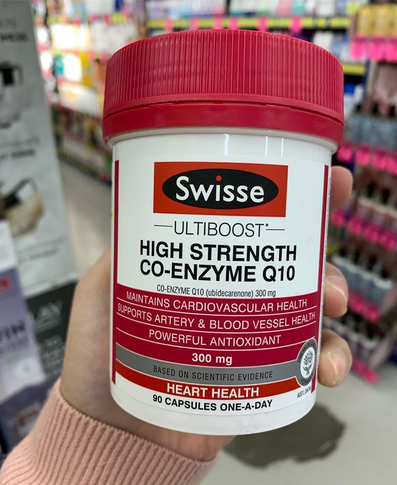 Swisse high strength Co-Enzyme Q10 300mg 90 viên