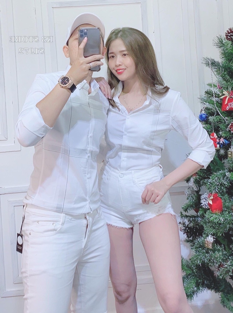 Áo somi nam nữ sọc chất lụa thời trang cao cấp gonshop89 msmn109
