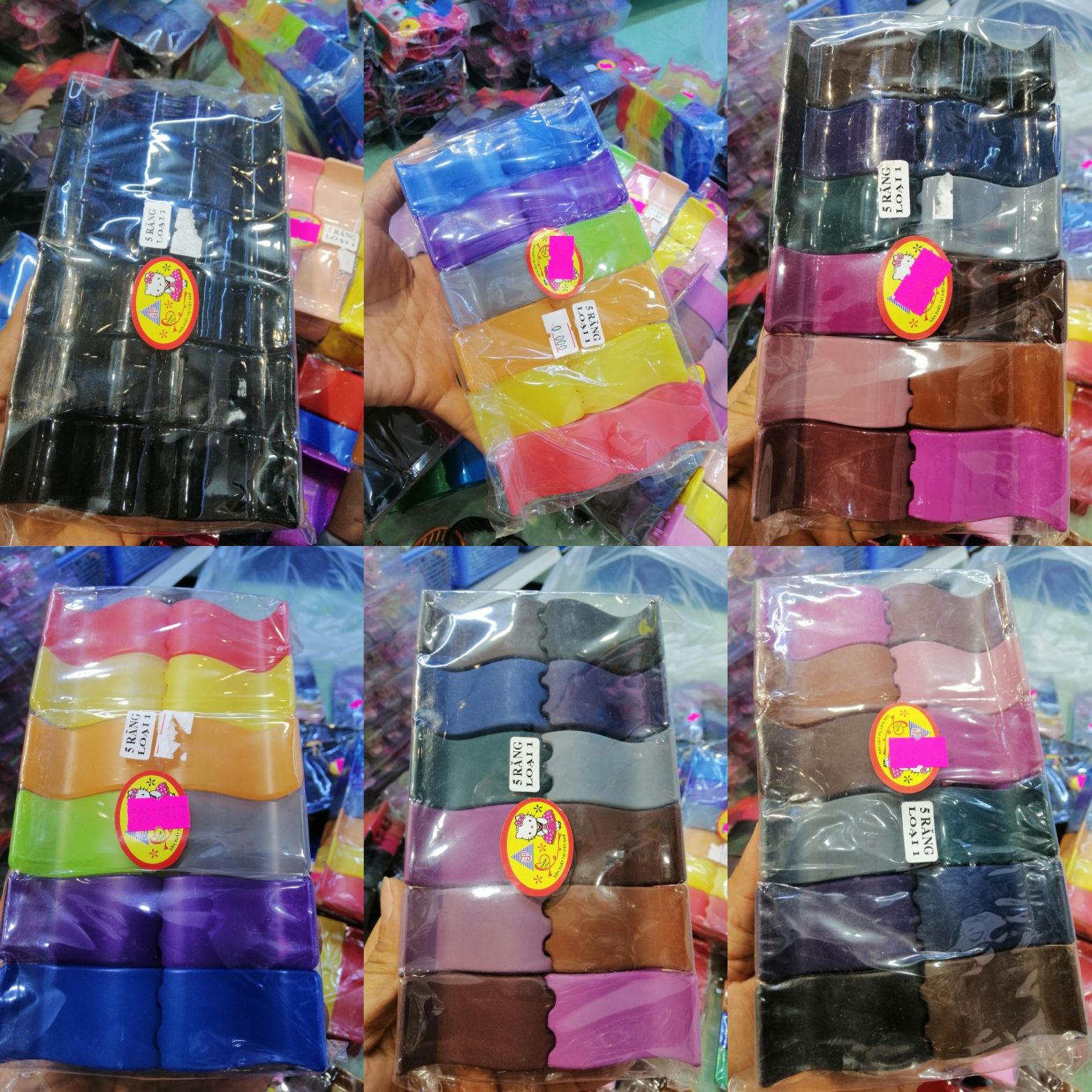 COMBO 4 KẸP TÓC 5 RĂNG HÀNG LOẠI 1.
