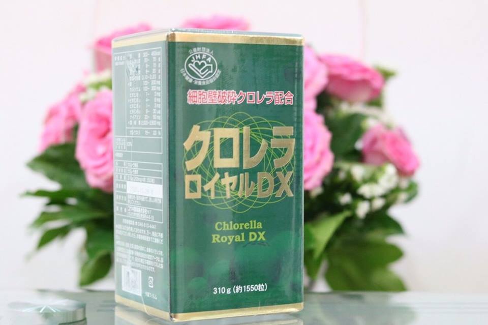 Hộp đựng Tảo Lục Chlorella Royal DX (1550 viên)