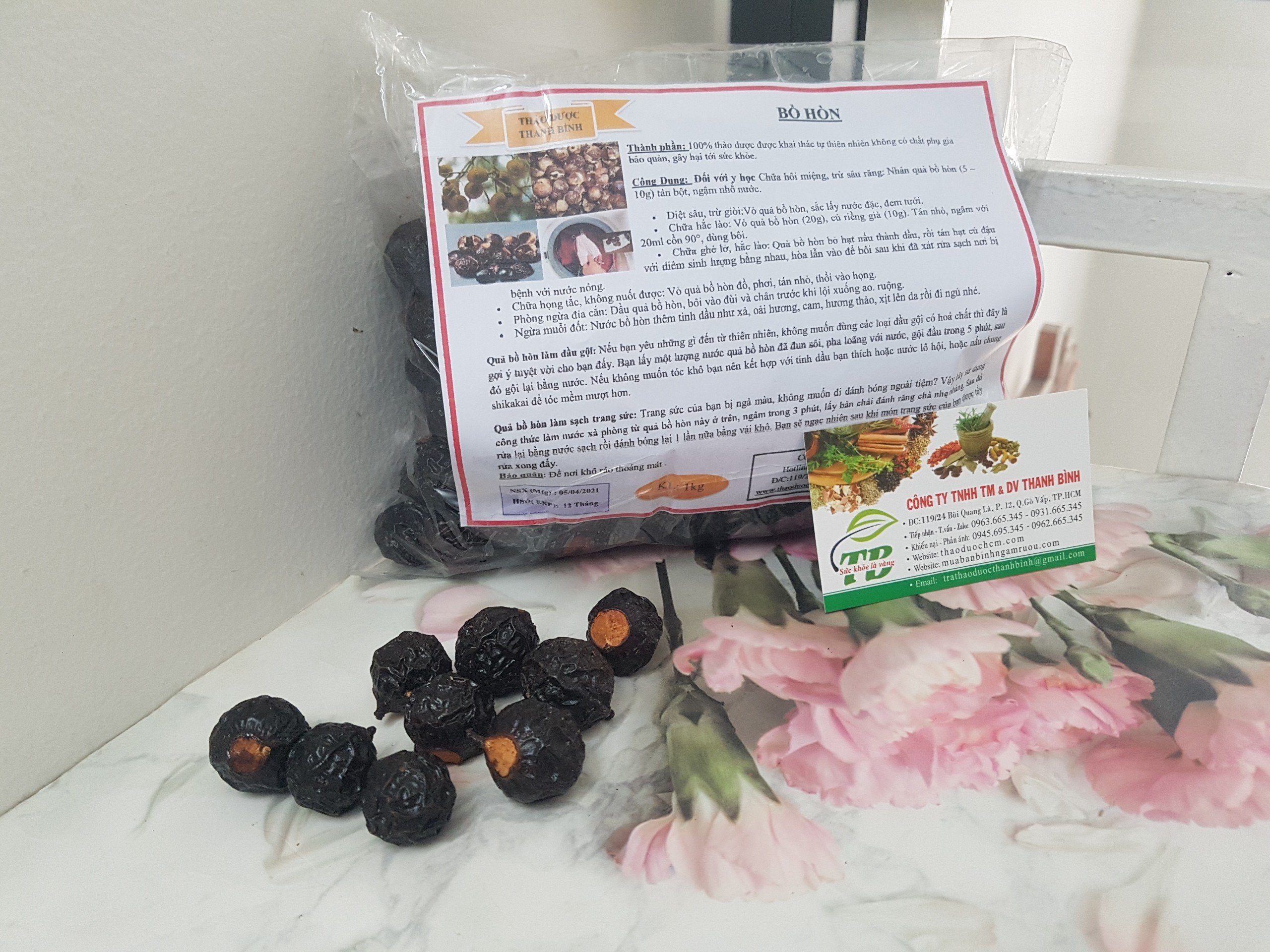 Bồ Hòn 500G - Hàng Công Ty Chất Lượng