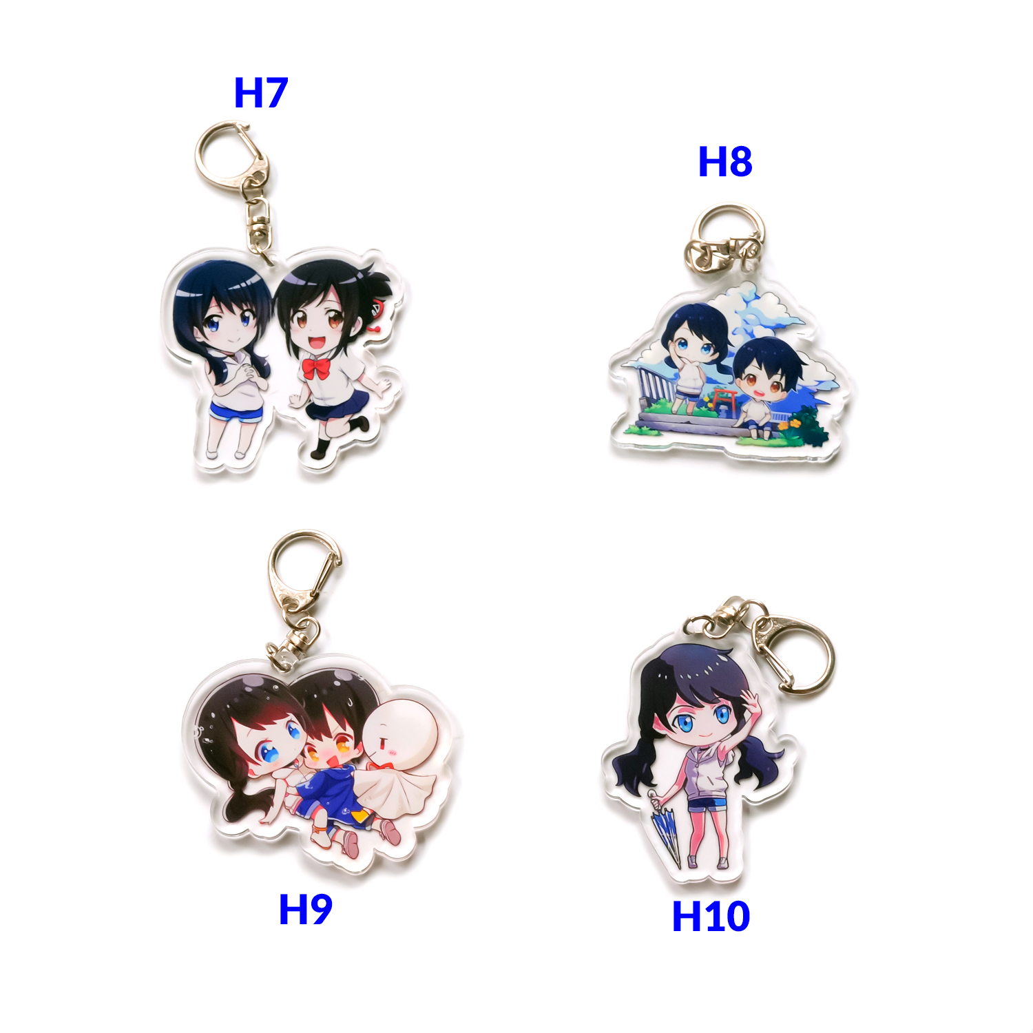 [7-11/12 VOUCHER 8%][thanh lý bán lỗ] Móc khóa Anime mica - Tenki no Ko [AAM] [PGN18]
