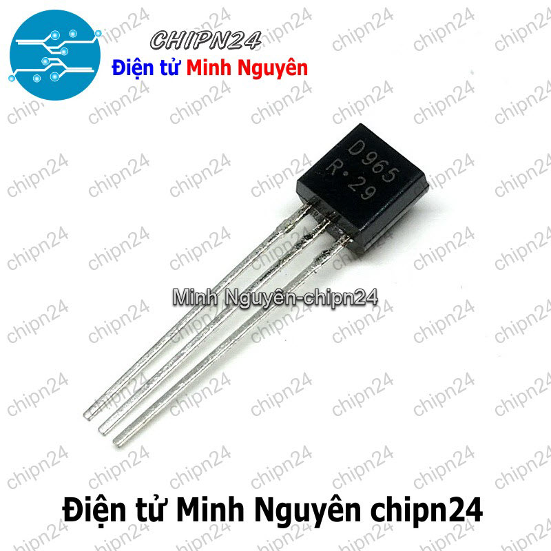 [10 con] (KT1) Transistor D965 TO-92 NPN 5A 20V 1W (Transistor Power) (2SD965 965) - HH005675