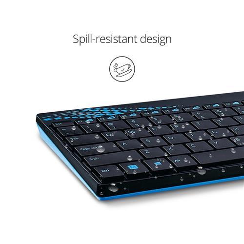 Bộ bàn phím chuột không dây Rapoo 8000 USB-Wireless