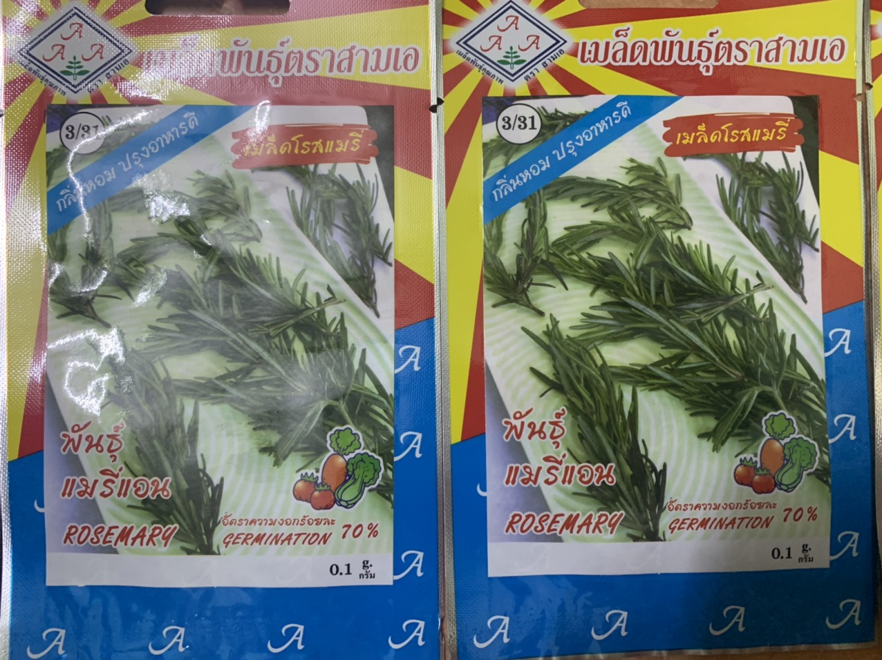 hạt giống cây hương thảo nhập khẩu thái lan