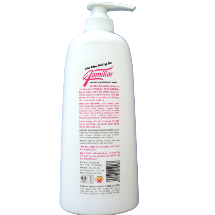Sữa Tắm Dưỡng Da Mã Familiar 1000ml, 500ml