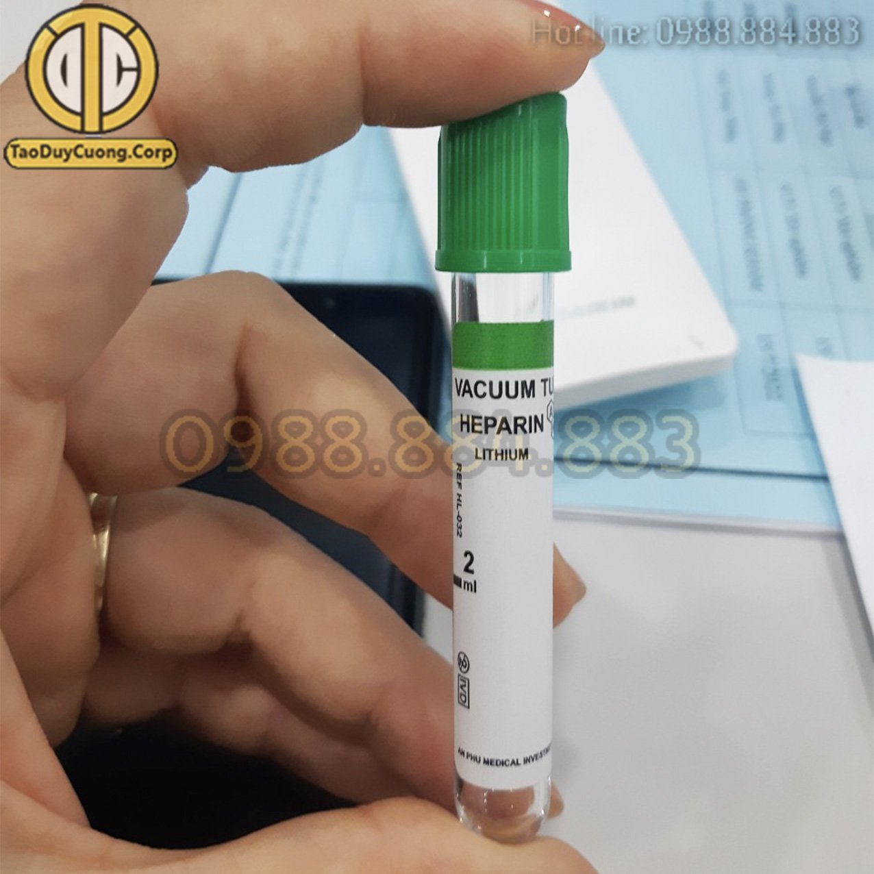 Ống Nghiệm Lấy Máu Chân Không Dùng Trong Thí Nghiệm