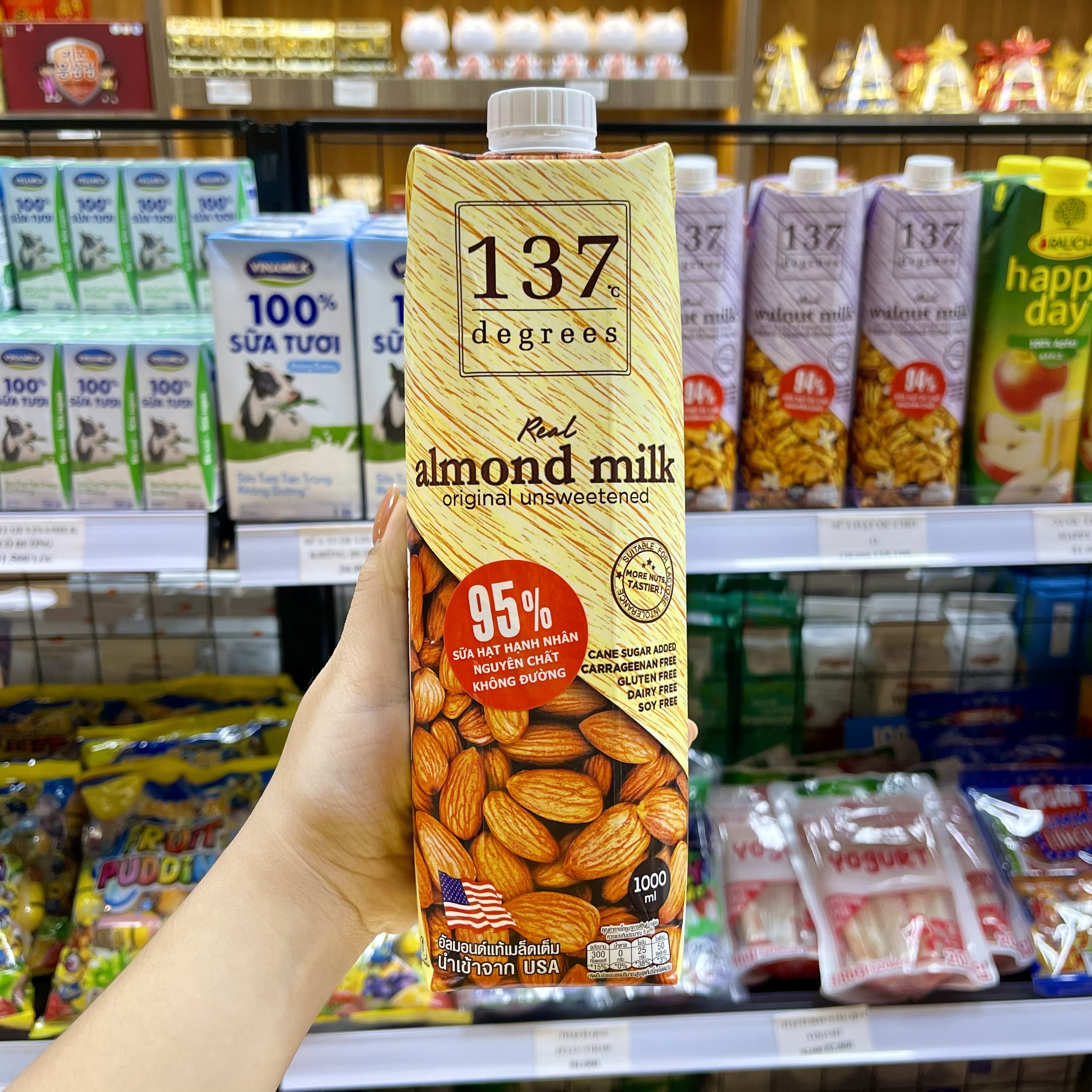 Sữa Hạt Hạnh Nhân 137 Degrees - Không Đường 1L