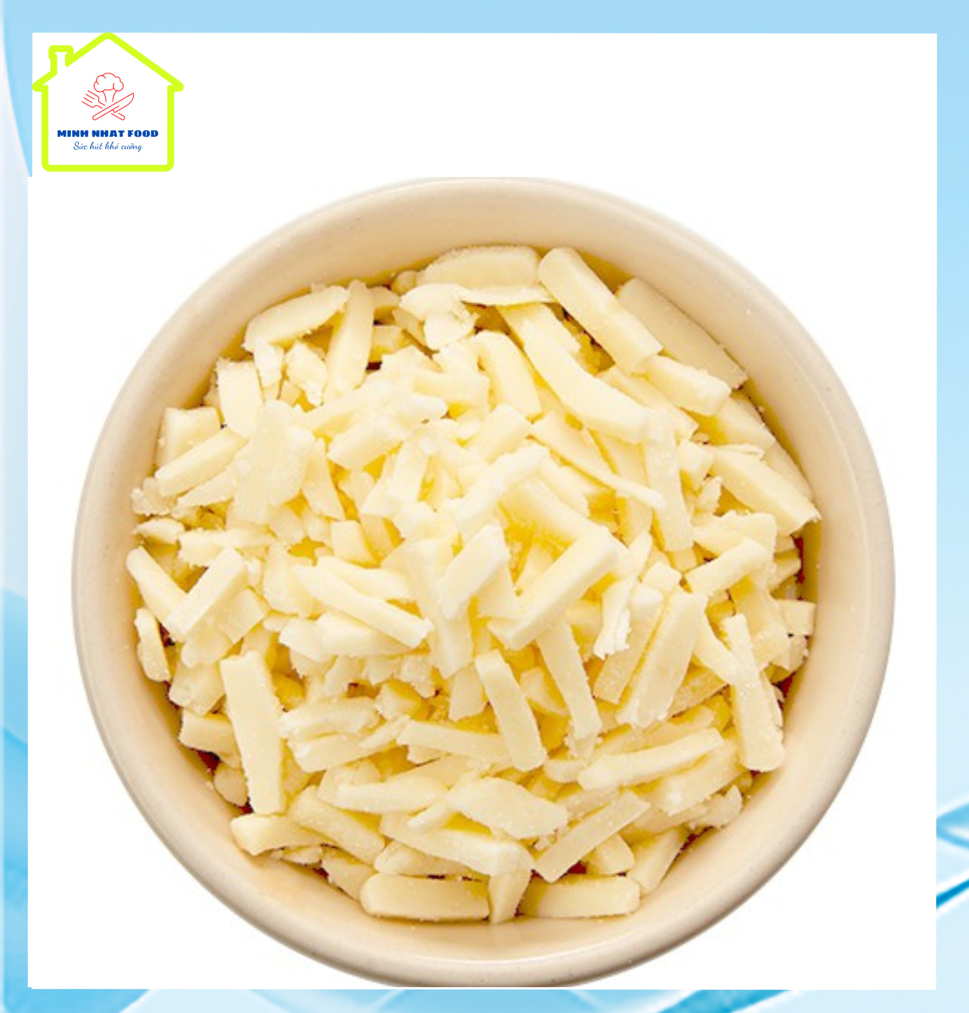 100G PHÔ MAI MOZARRELA BÀO SỢI _GIAO HỎA TỐC