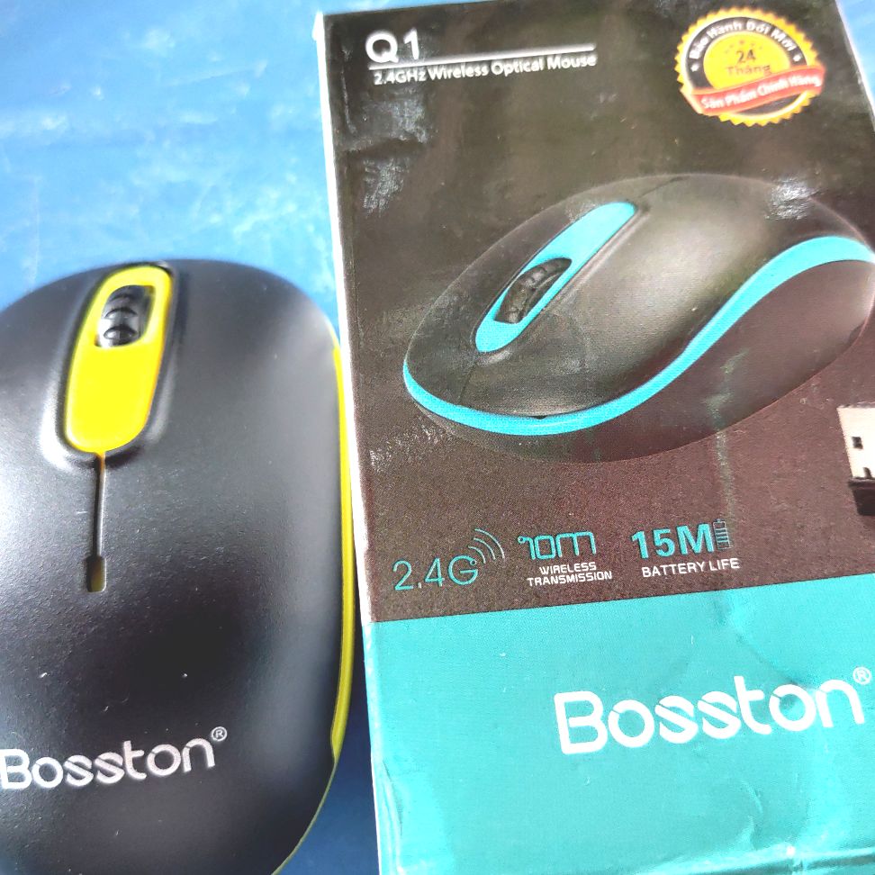 [HCM]Chuột không dây Bosston. Bảo hành 24 tháng.