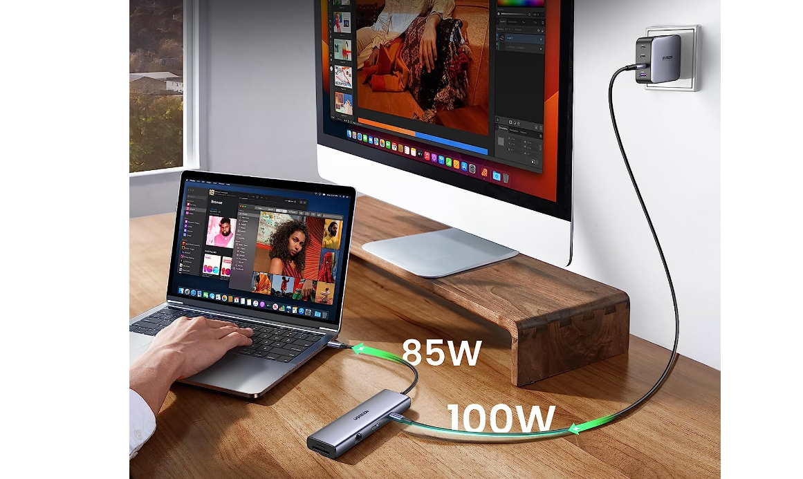 Bộ chia Hub USB Type C 9 trong 1 (HDMI, RJ45 , USB 3.0, SD , TF, PD) UGREEN 15375 Chính Hãng
