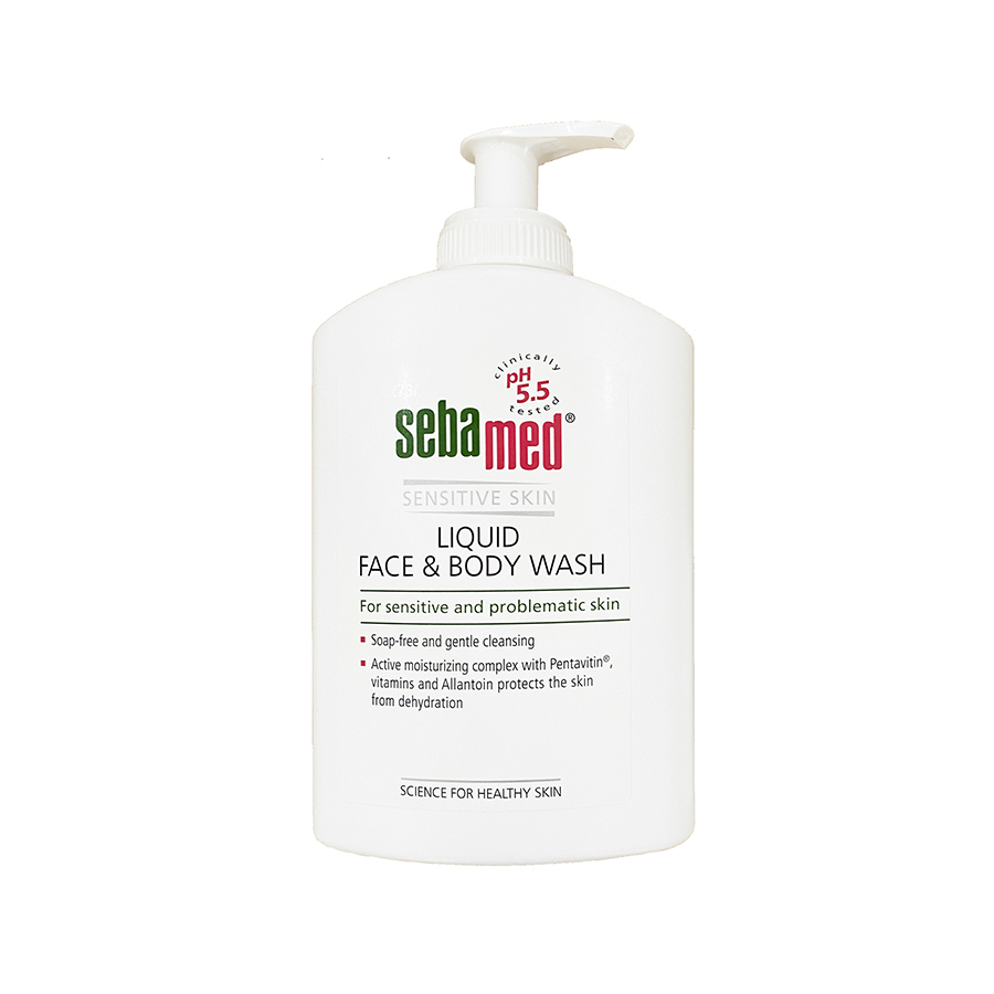 Sebamed ph5.5 liquid face body wash 300ml