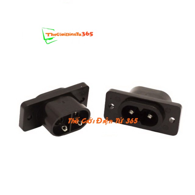 10 Jack Cắm Nguồn AC 2 Chân 220V đầu đực