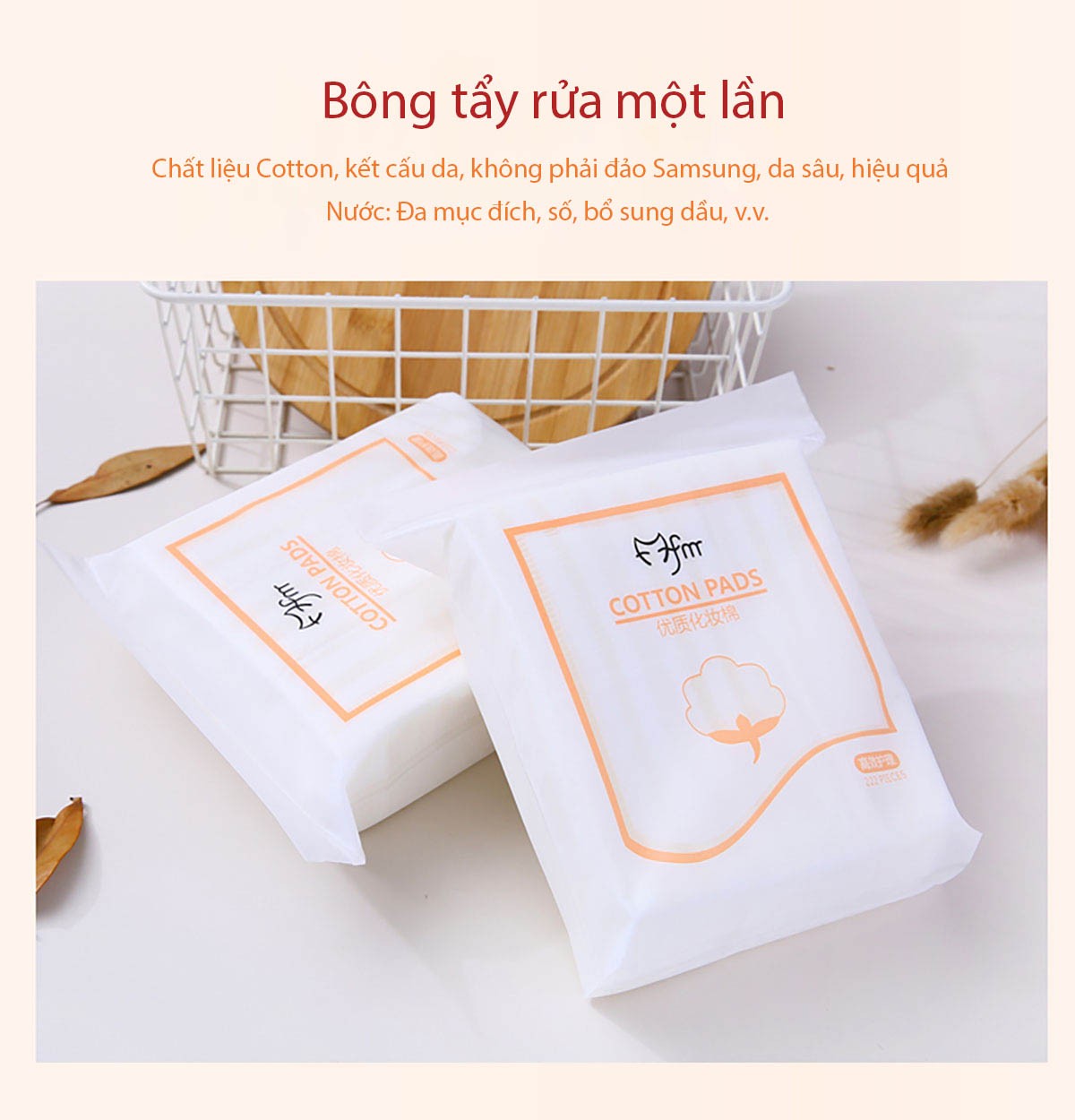 Bông Tẩy Trang 222 Cotton Pads